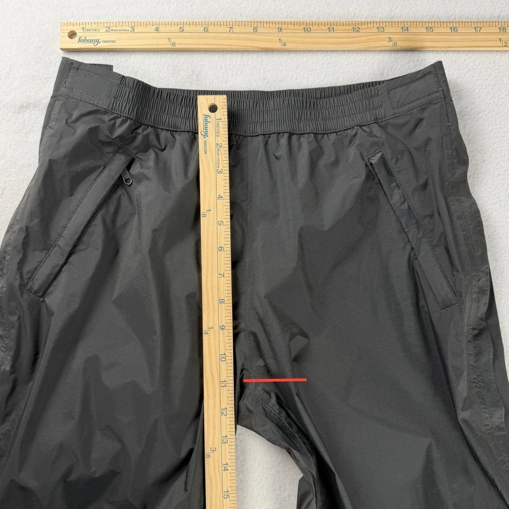 Marmot Men's Full Zip Nylon Rain Hiking Trail Pants Dark Gray Medium